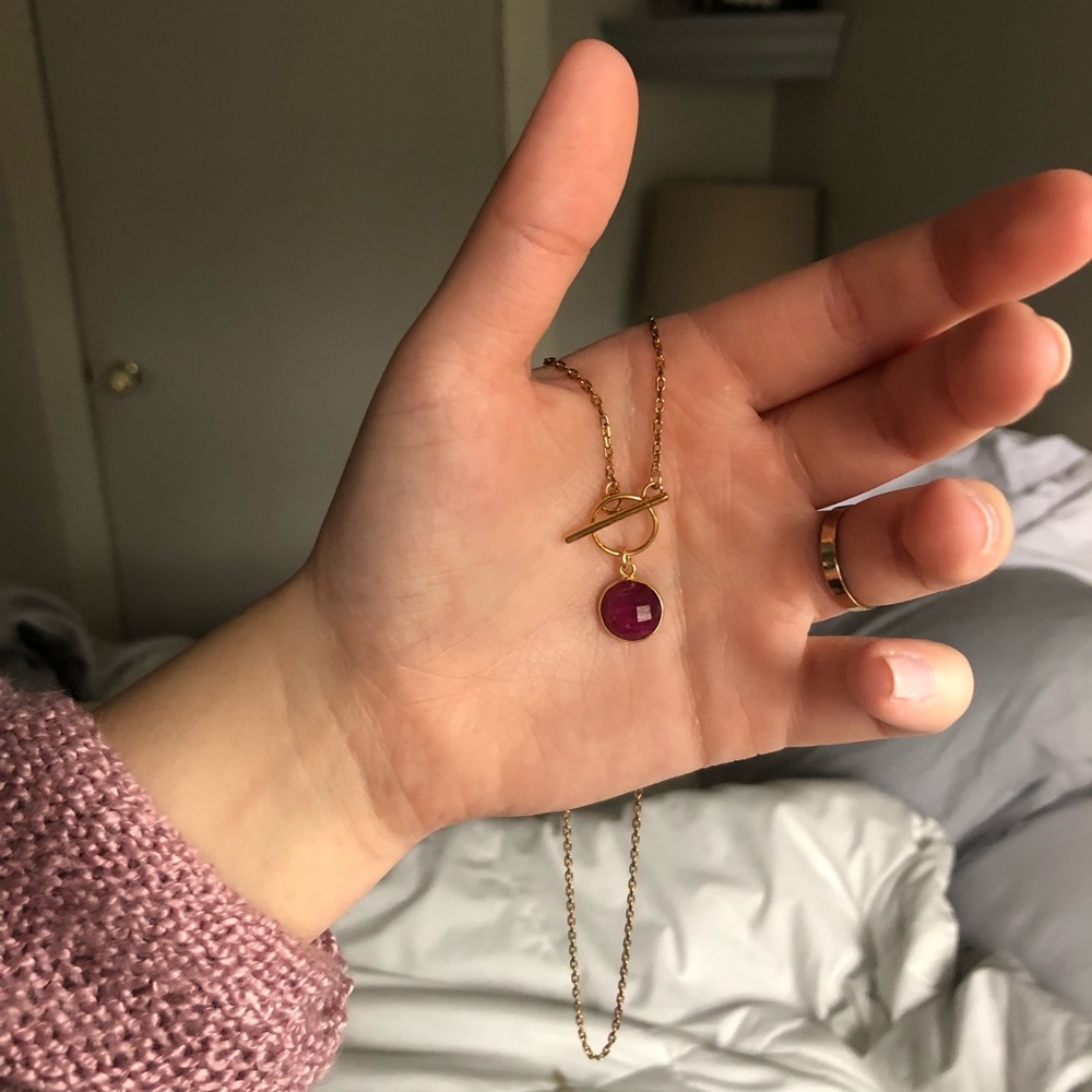 Gemstone necklace